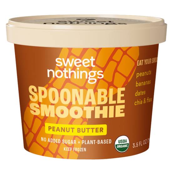Order Sweet Nothings Smoothie Cup - Peanut Butter 3.5oz food online from Everyday Needs by Gopuff store, Norfolk on bringmethat.com