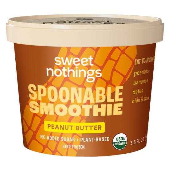 Order Sweet Nothings Smoothie Cup - Peanut Butter 3.5oz food online from Everyday Needs by Gopuff store, Tampa on bringmethat.com