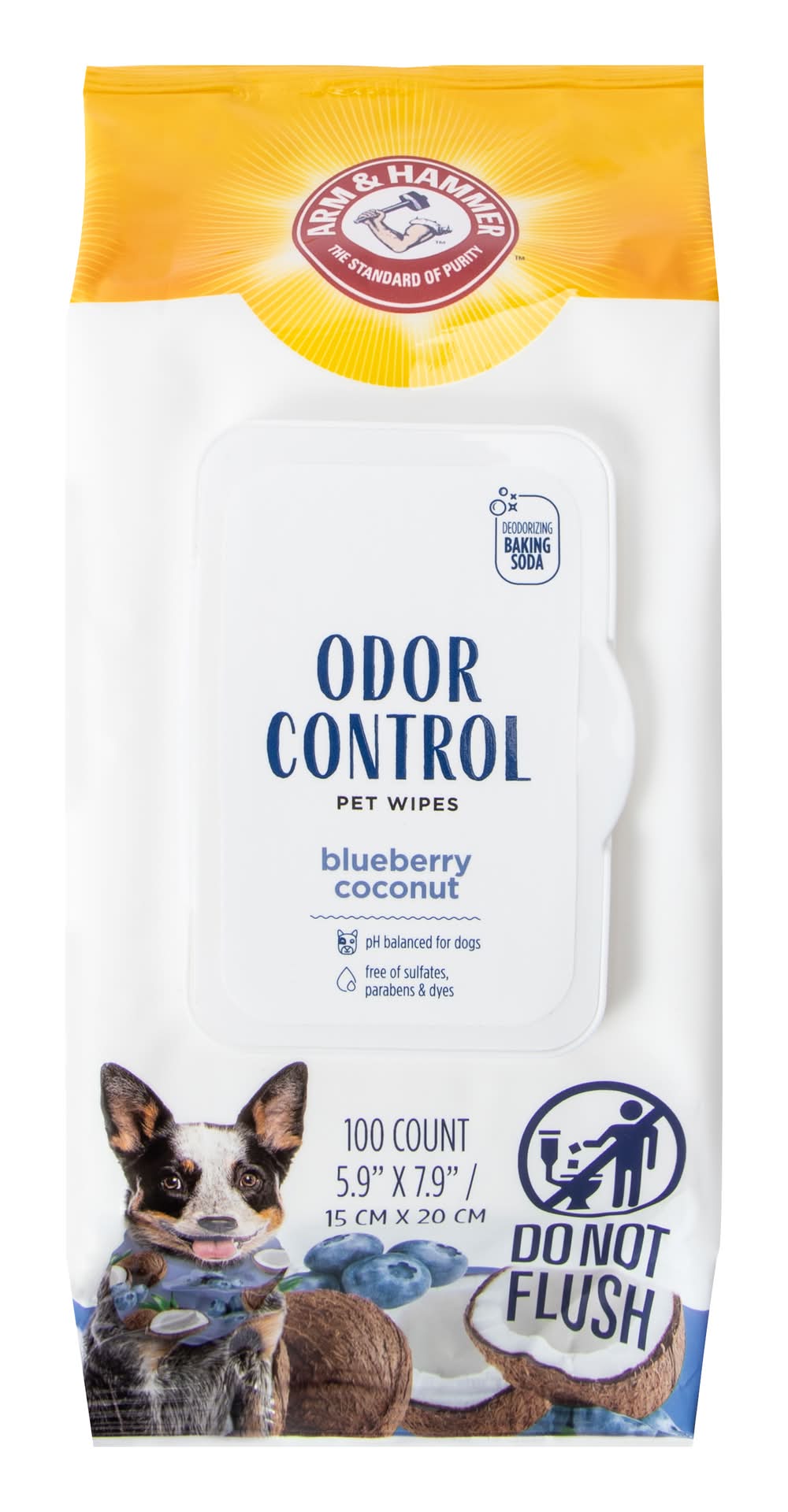 Arm & Hammer™ Odor Control Blueberry Coconut Pet Wipes Blueberry Coconut