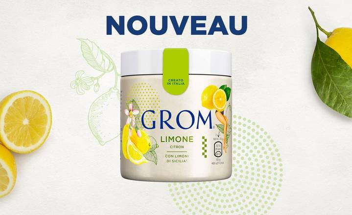 Grom Citron Pot de 460ml