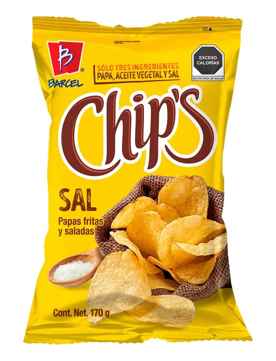 Chip's · Papas fritas con sal (140 g)