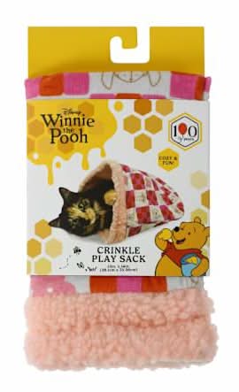 Licensed Pet Crinkle Play Sack Winnie the Pooh