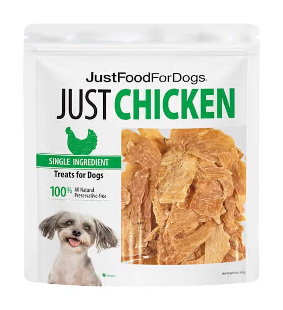 JustFoodForDogs Chicken Breast Dog Treats (5 oz)
