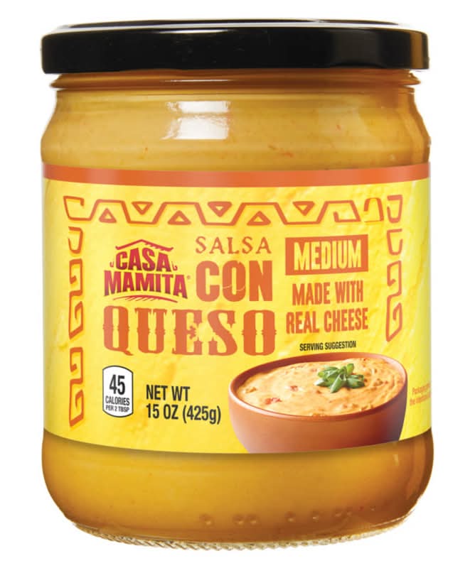 Casa Mamita Medium Salsa Con Queso Dip (15 oz)