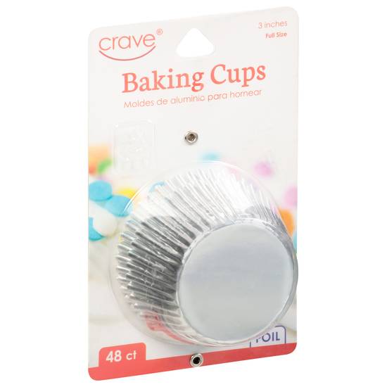 Crave Full Size Foil Baking Cups (48 ct)