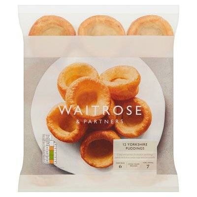 Waitrose & Partners Frozen Yorkshire Puddings (230g)