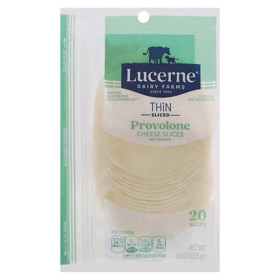 Lucerne Provolone Thin Slice Cheese