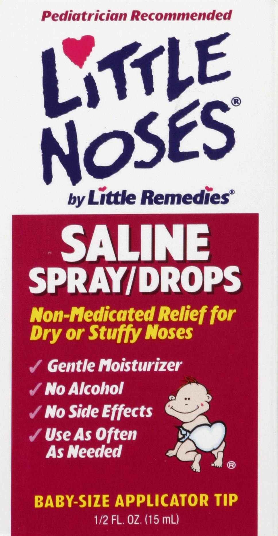 Little Noses Saline Spray/Drops (0.5 fl oz)