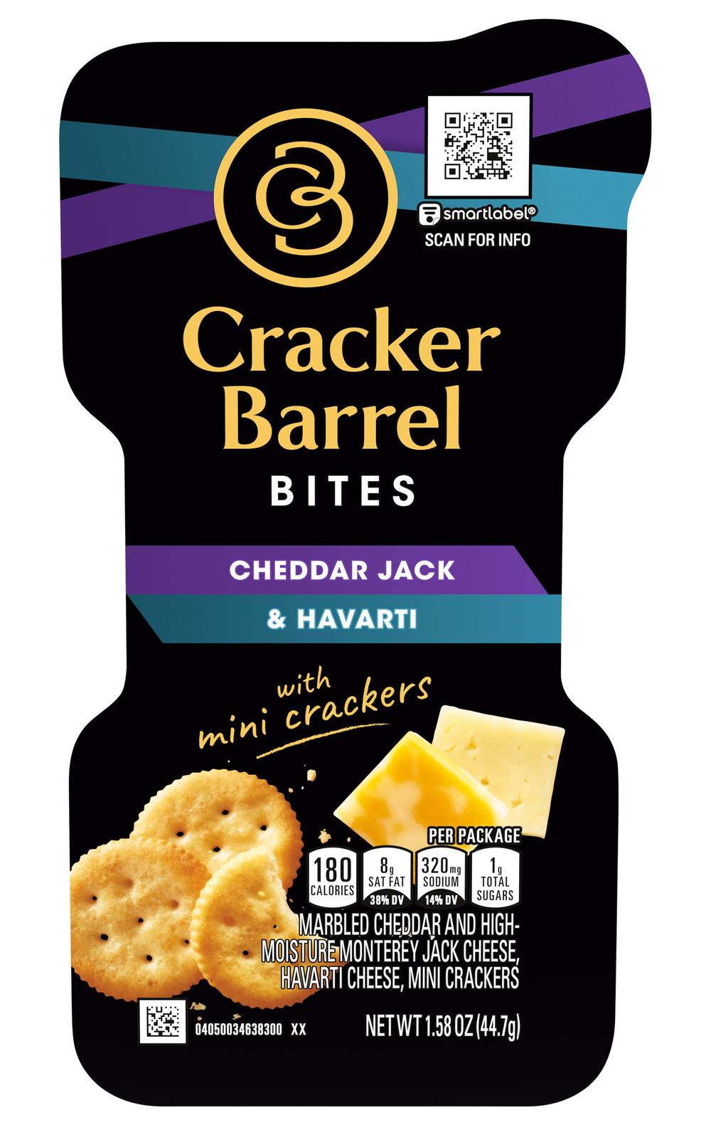 Cracker Barrel Cheddar Jack & Havarti Bites (1.6 oz)