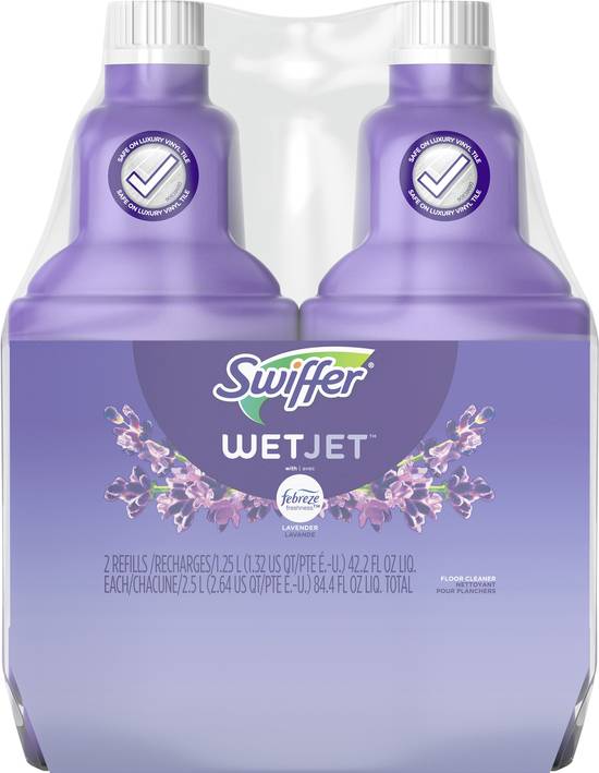 Swiffer Wetjet Lavender Multipurpose Cleaner (2 ct)