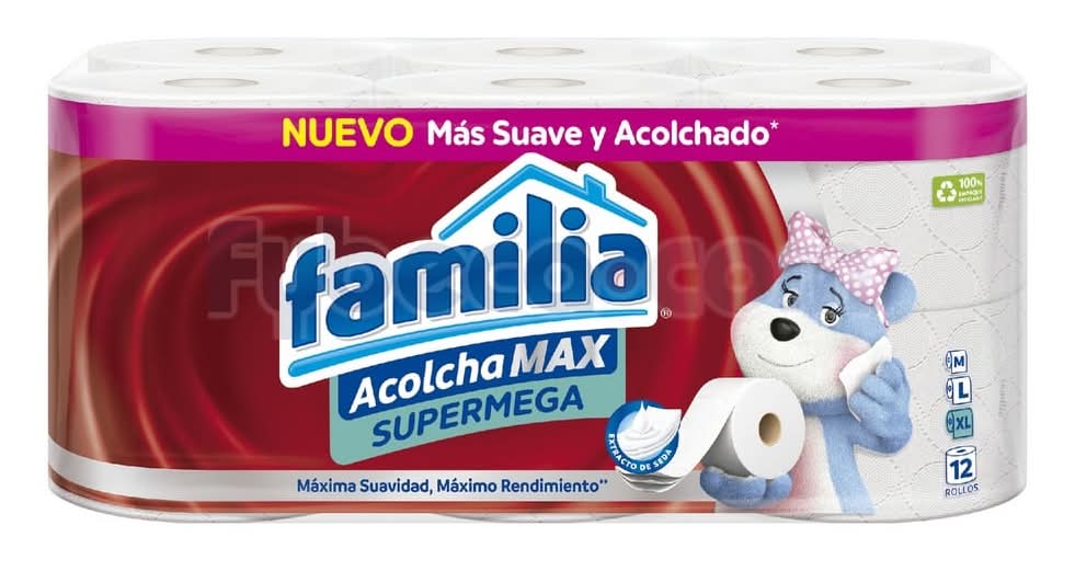Papel Hig Familia Familia Megarollo Tri/Hoj X12