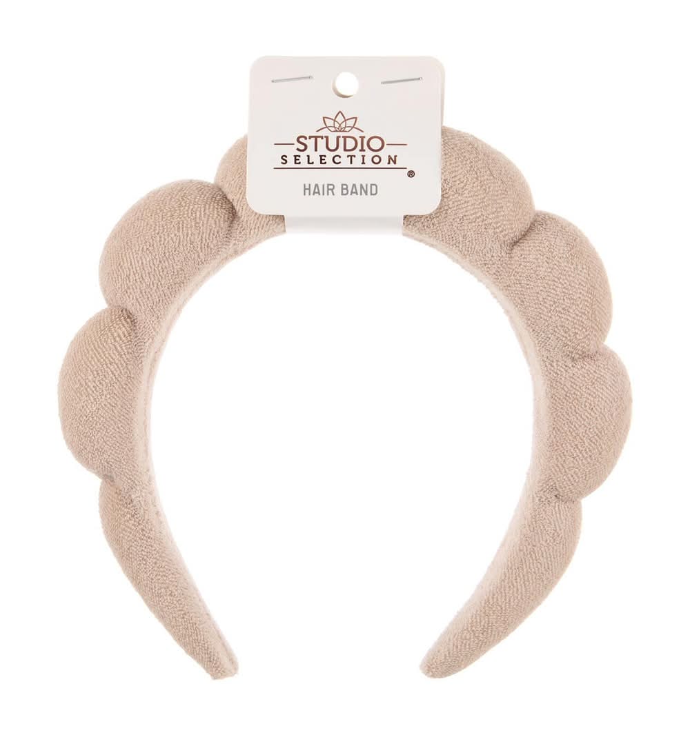 Studio Selection Puffy Hair Band, Tan
