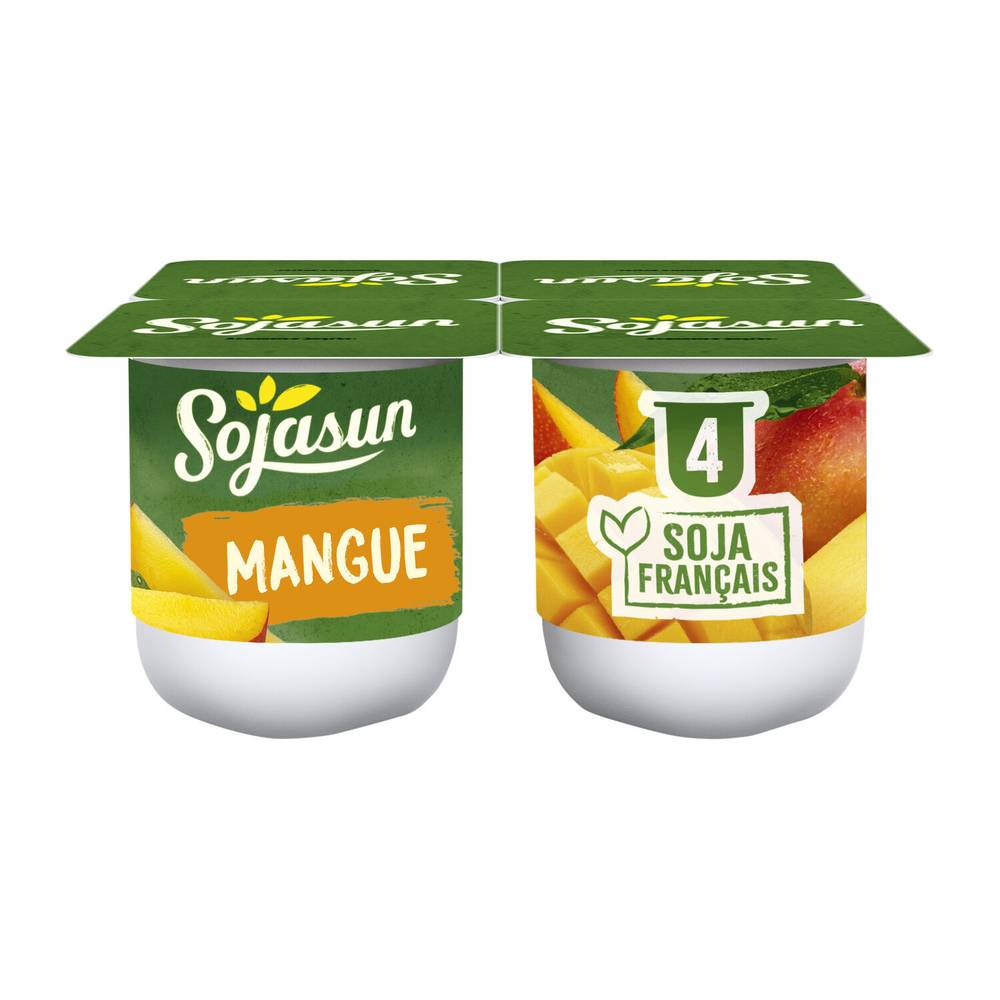 Sojasun - Spécialité au soja à la mangue (4 pièces)