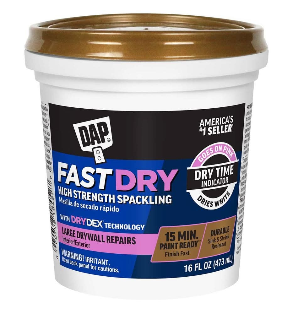 Dap Fast Dry With Dry Dex 16 Oz. High Strength Interior/Exterior Spackling Paste