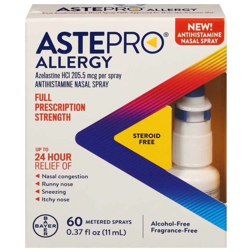 Astepro Allergy Full Prescription Strength Antihistamine Nasal Spray Bottle