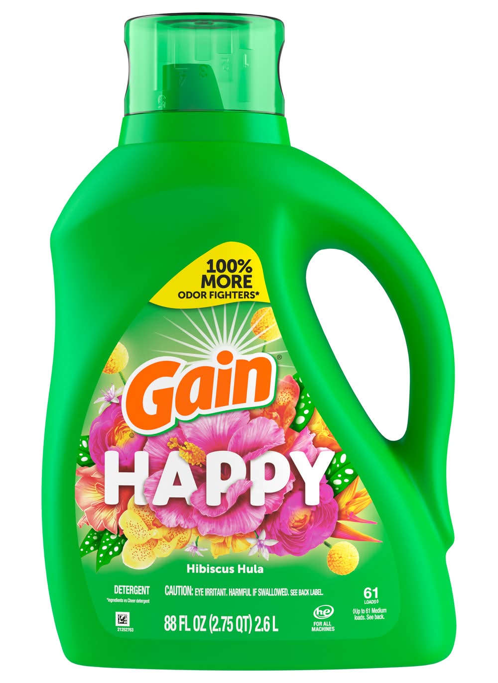 Gain Laundry Detergent, Hibiscus Hula (88 fl oz)