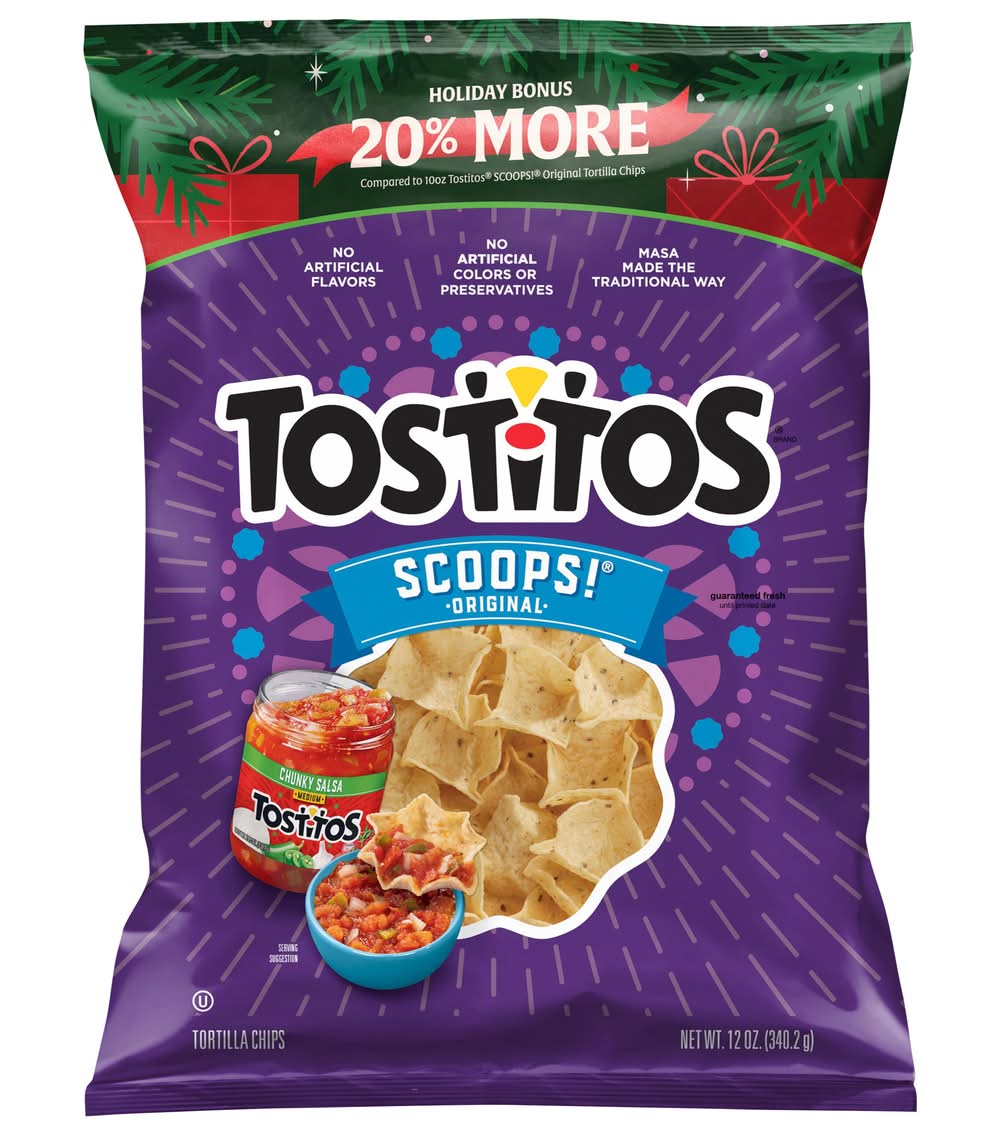 Tostitos Original Scoops Tortilla Chips (12 oz)
