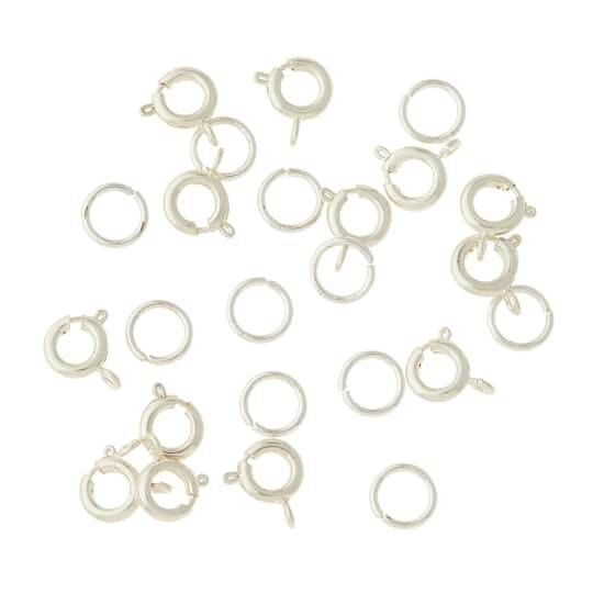 7Mm Spring Ring Clasps, 36Ct. By Bead Landing