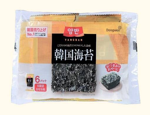 白子 韓国海苔 6P