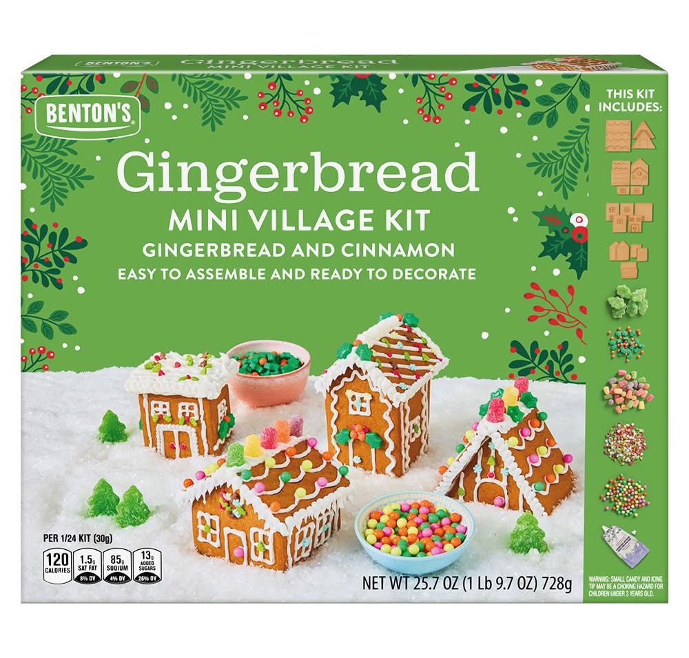 Benton's Gingerbread Mini Village Kit (25.7 oz)