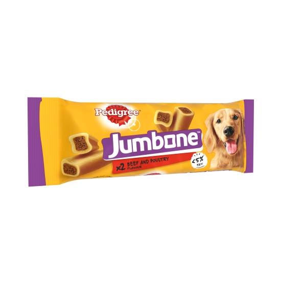 Pedigree Jumbone Adult Medium Dog Treat Beef & Poultry (180g)