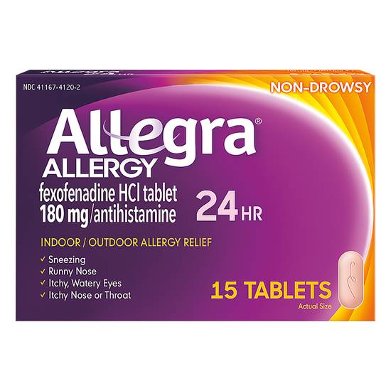 Allegra Allergy Relief 180 mg (15 ct)