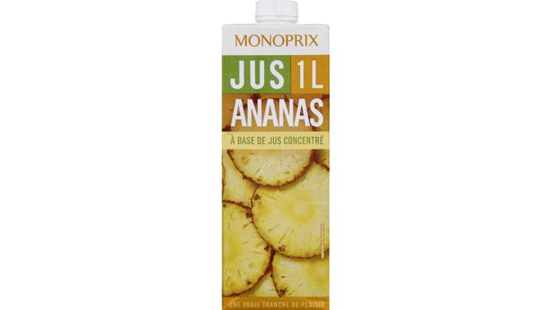 Monoprix - Jus d'ananas à base de jus concentré (1 L)