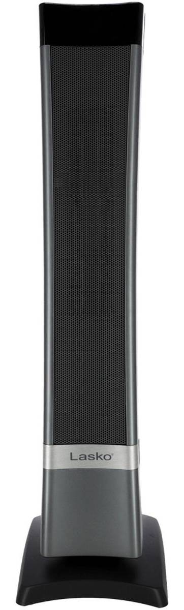 Calefactor eléctrico cerámico portátil 19 m2 negro de torre