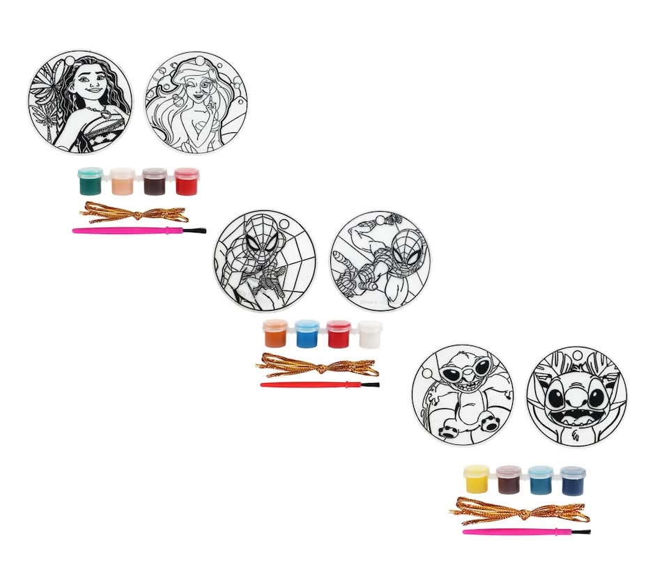 Licensed Character Diy Plastic Suncatchers, 4.7 x5.6 in