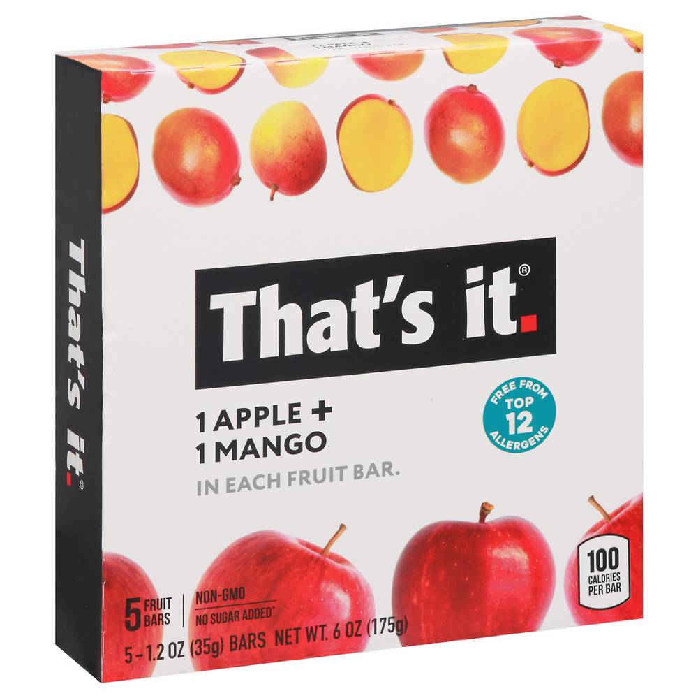 That's It. Fruit Bars (apples-mango)