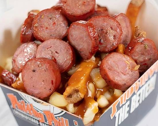 Italian Spicy Sausage Poutine