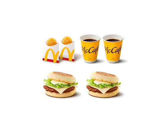 朝マックで！ご当地てりやきデリバリーセット Morning Teriyaki Delivery Set