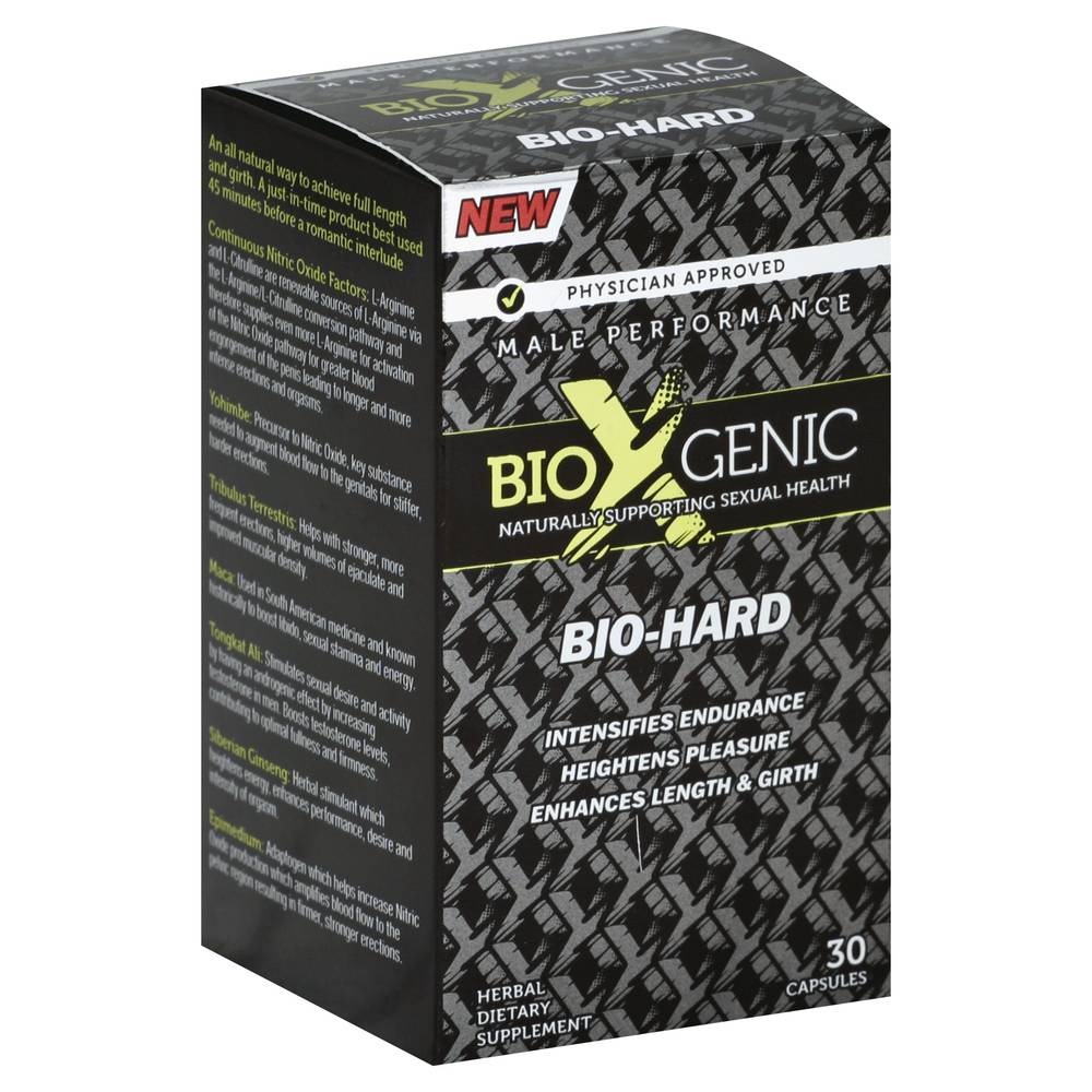 Bioxgenic Bio-Hard Male Supporting Sexual Health (30 ct)