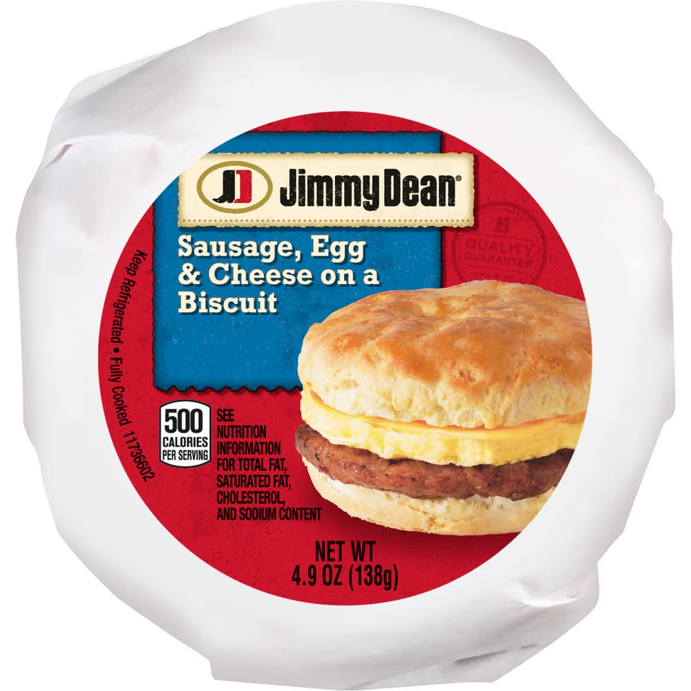 Jimmy Dean Sausage, Egg & Cheese Biscuit (4.9 oz)