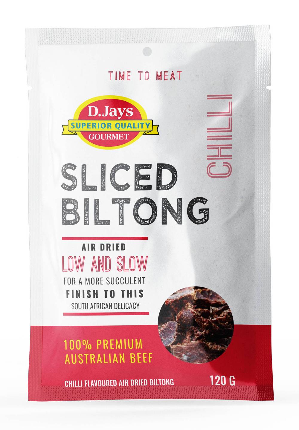 D.Jays Soft Biltong Chilli 120g