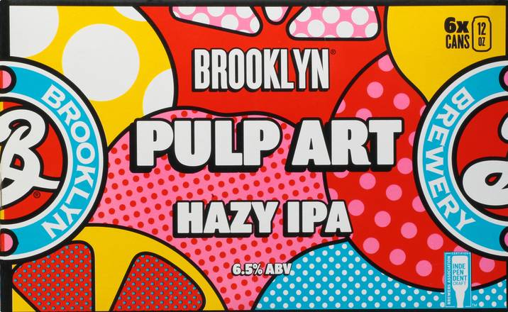 Brooklyn Pulp Art Hazy Ipa Beer (6 ct, 12 fl oz)