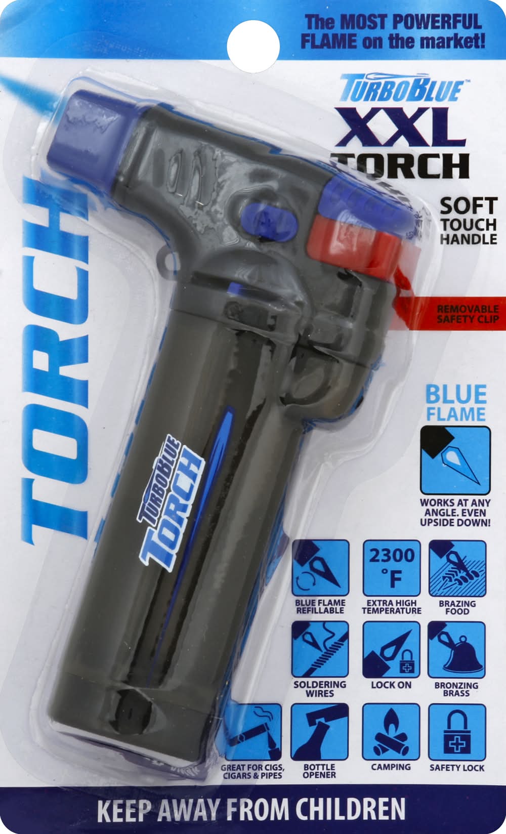 TurboBlue Soft Touch Handle Torch, XXL