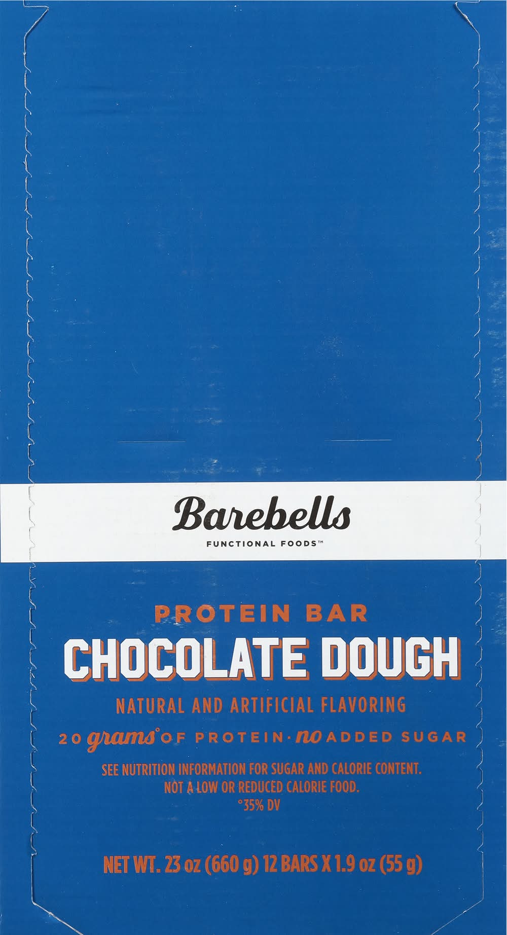 Barebells Protein Bar, Chocolate Dough (1.9 oz, 12 ct) | Postmates