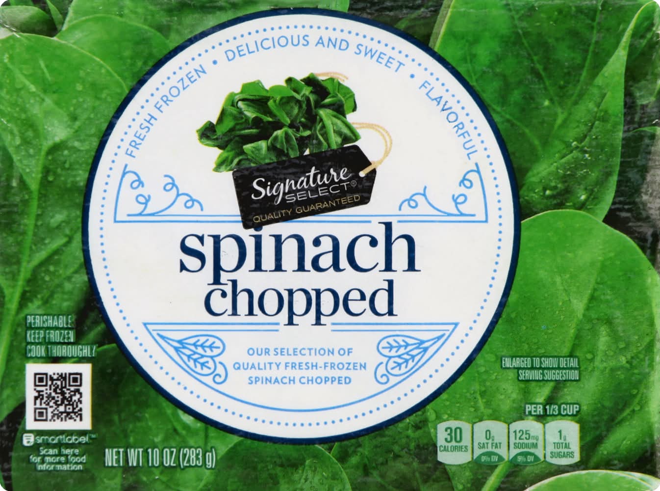 Signature Select Chopped Spinach (10 oz)