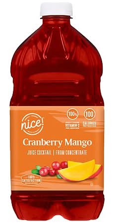 Nice! Juice Cocktail, Cranberry Mango (64 fl oz)