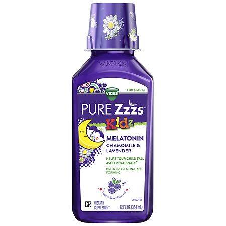 Vicks Pure Zzzs Kidz Liquid Melatonin Sleep Aid (berry)