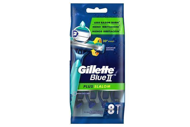 Gillette Blueii Slalom Disposable Razors (8 pack)