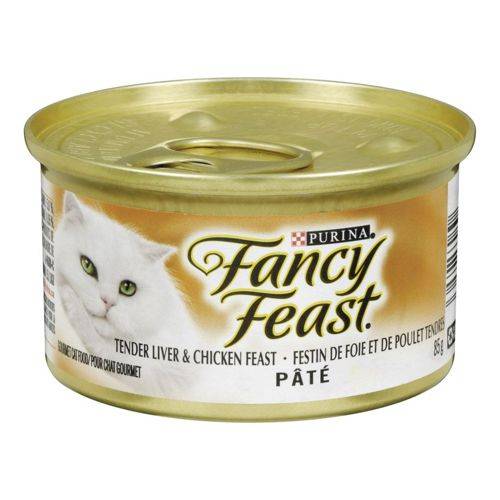 Fancy feast paté de foie et festin de poulet pour chat en conserve (85 g) - pate tender liver & chicken feast (85 g)