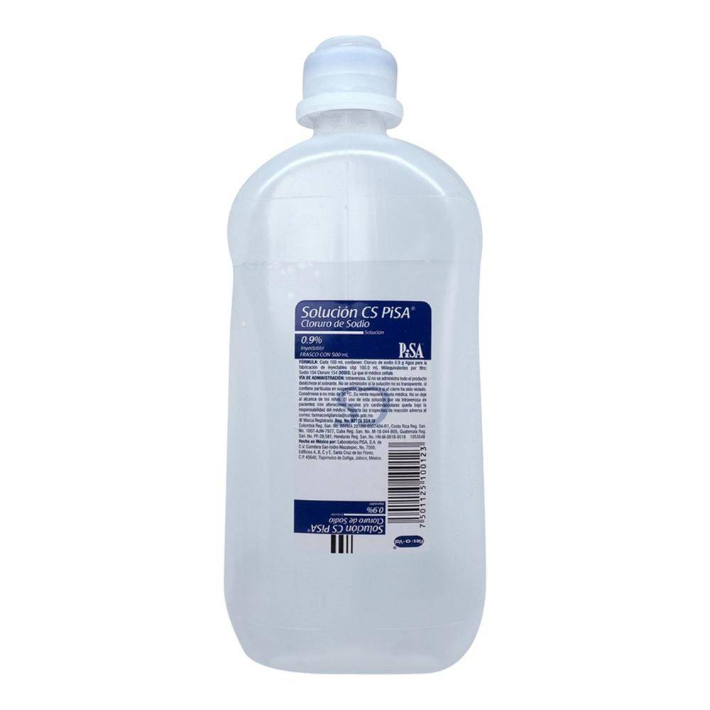 Pisa solución cloruro de sodio (500 ml)