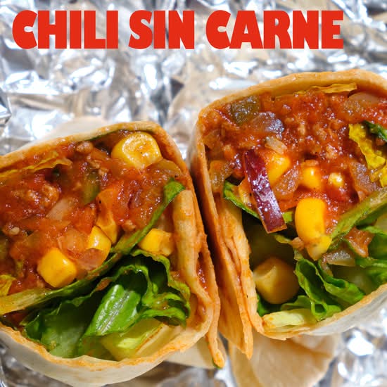 Baby Chili Sin Carne Burrito