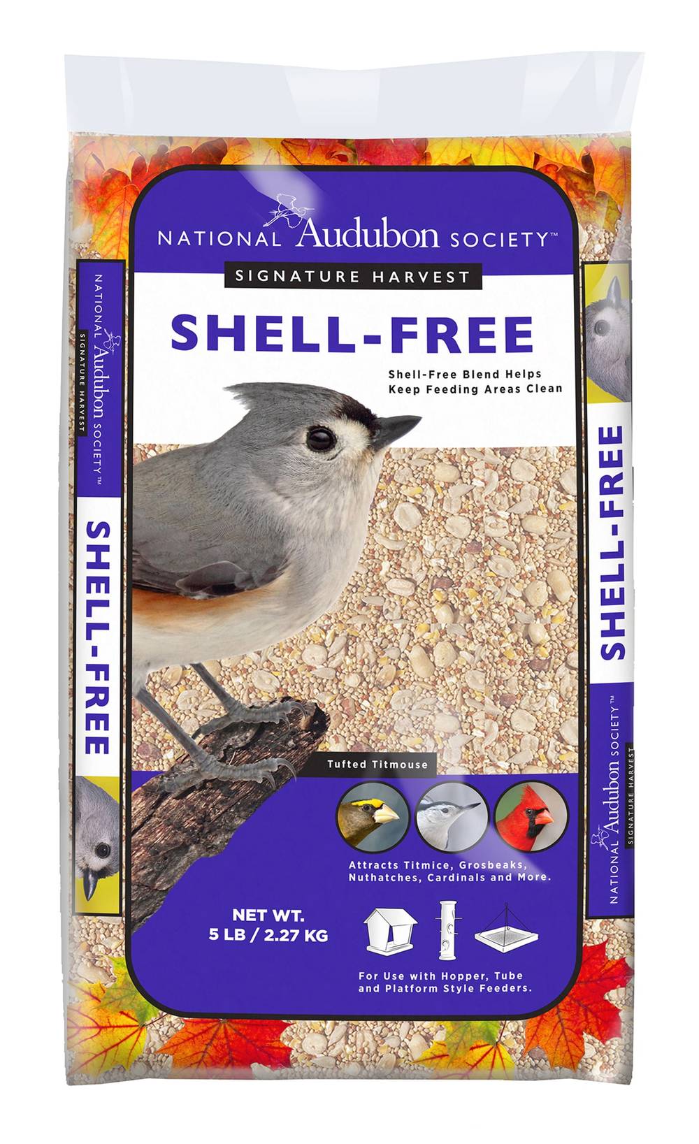 National Audubon Society Shell Free Blend Hulled sunflower Bird seed 5 Pound(s) | 009464