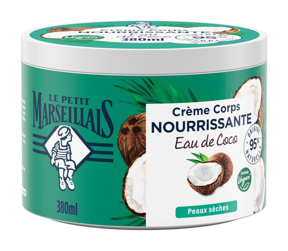 Le Petit Marseillais - Crème corps nourrissante eau de coco (380ml)
