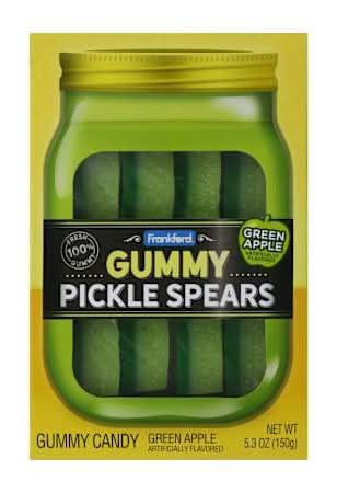 Gummy Pickle Spears Candy 5.3oz