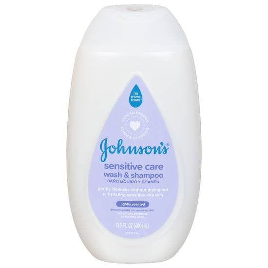 Johnson's Sensitive Care Lightly Scented Wash & Shampoo