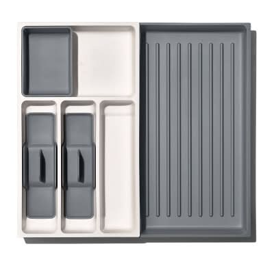 OXO Expandable Utensil Drawer Organizer, Gray